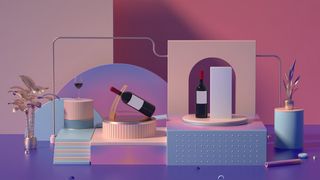 酒样机贴图包装logo样机