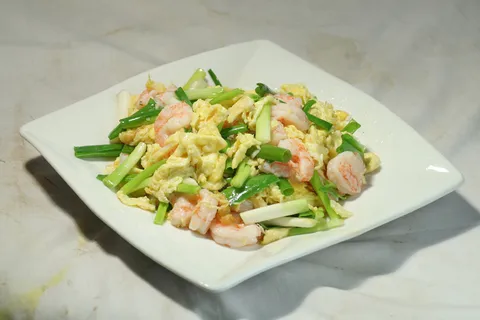 19小葱虾仁炒笨鸡蛋 昭君