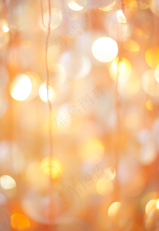 金色橙色装饰灯光晕光芒闪光背景