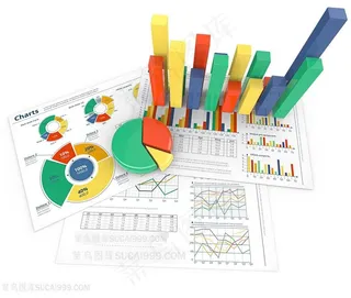 商业金融彩色分析数据高清图片