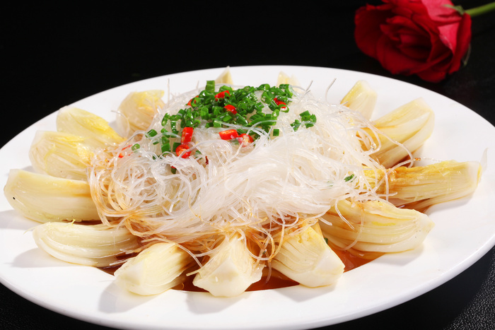 蒜茸粉丝娃娃菜 (1)