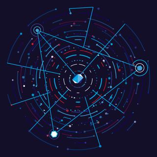 几何抽象粒子线条光线科技感网页banner展板背景AI矢量设计素材