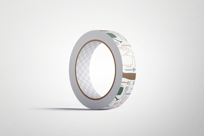 彩色图案胶带样机图片