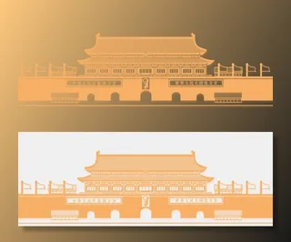 *建军节建党国庆节党建元素图片 卡通手绘PNG透明免扣PS素材