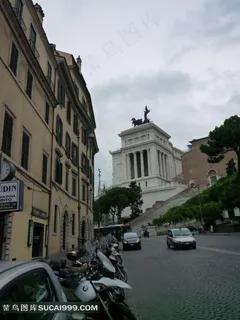 意大利罗马旅游实景摄影图片天空