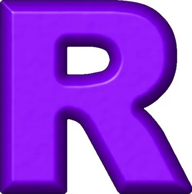 字母R PNG免抠(395x400)