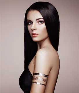 美发店直发模特