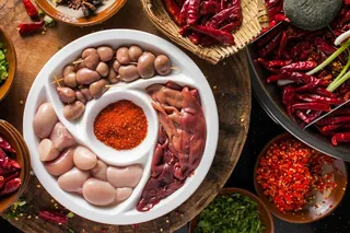 火锅菜品配菜羊杂羊肉拼盘肉丸