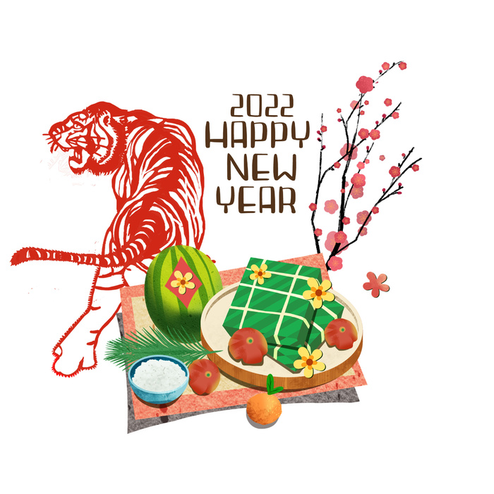 设计 虎年 装饰psd模版下载