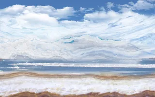 蓝天白云美丽风景