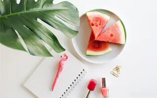 夏季西瓜背景图片