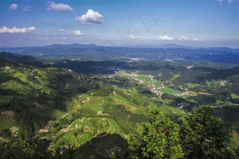 湖南紫鹊界梯田风景素材图 湖南紫鹊界梯田风景素材图