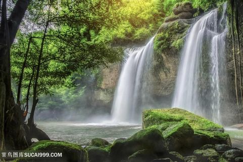 高清唯美瀑布风景图片