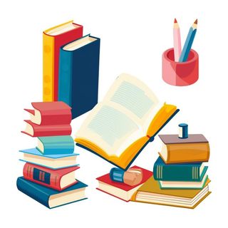 彩色书本矢量元素