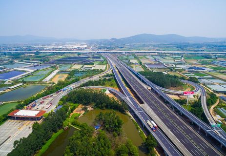 三水园路网航拍