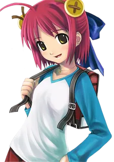 背书包女孩卡通素材