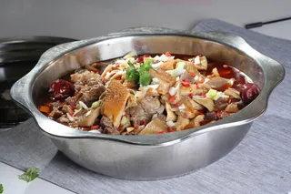 筋头巴脑牛肚锅