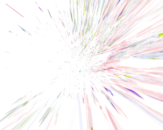 炫彩绚丽多彩光线