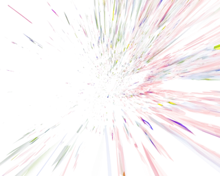 炫彩绚丽多彩光线