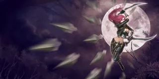 英雄联盟人物原画老版卡特琳娜