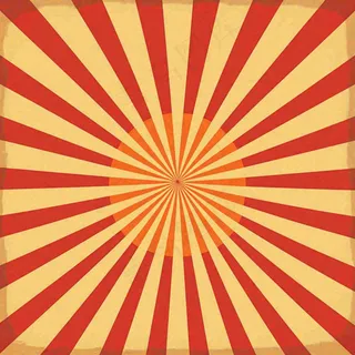 放射渐变绚丽，红黄色背景