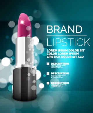设计广告口红素材