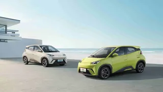 比亚迪海鸥汽车海报