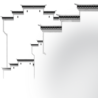 中国古风元素马头墙