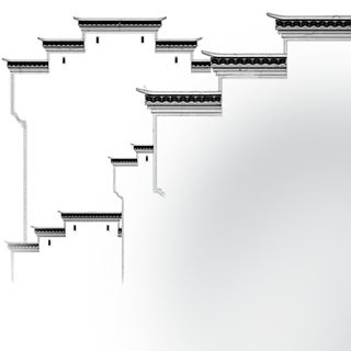 中国古风元素马头墙