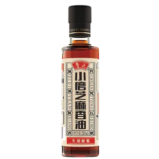 鲁花磨芝麻香油260毫升超市商品白底图免抠实物摄影png格式图片透明底