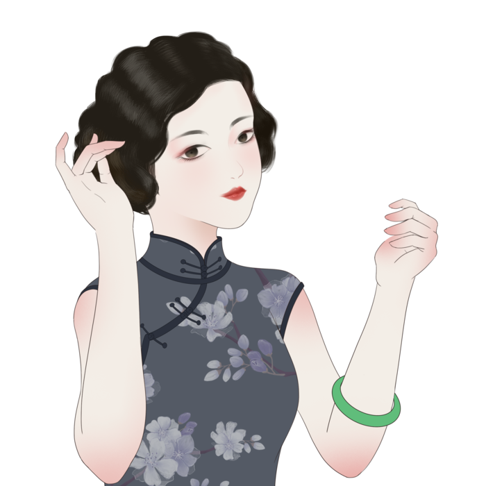 传统旗袍美女 (97)