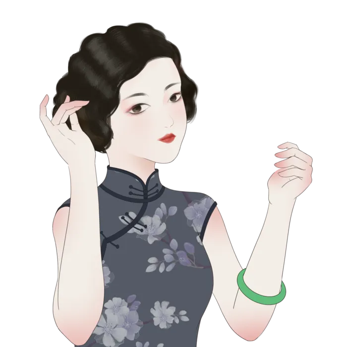传统旗袍美女 (97)