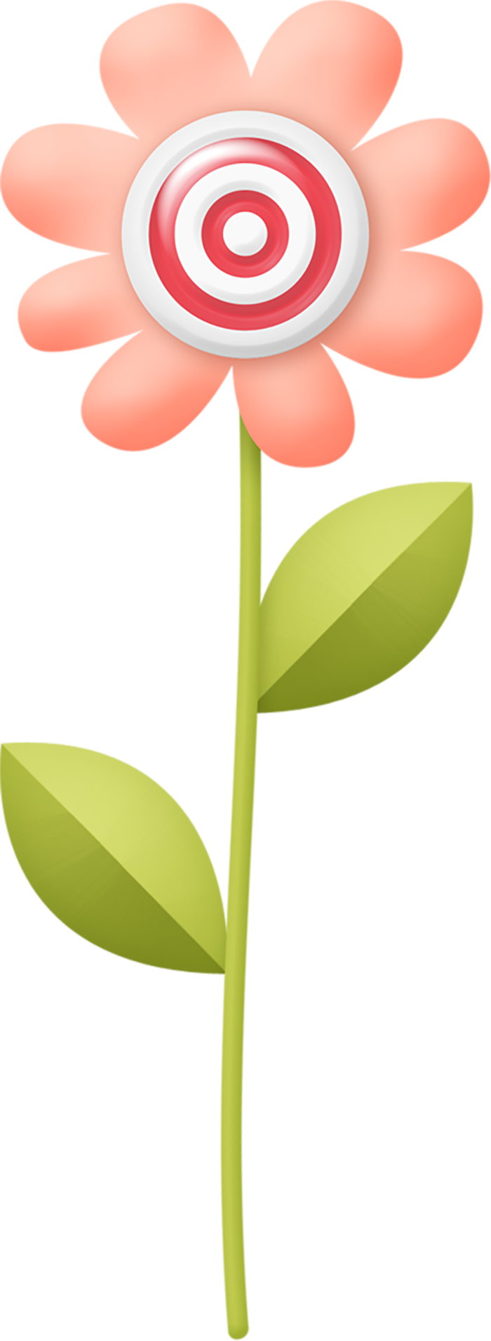 花束立体卡通素材春季谷雨