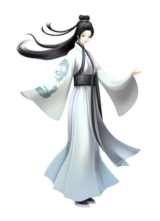 古风人物插画免抠