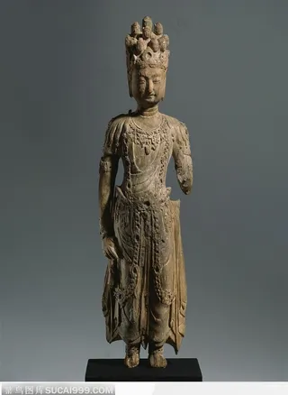 木雕观音菩萨佛像(文物馆藏)