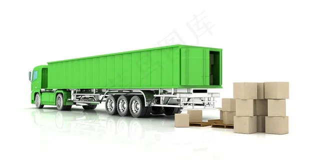 飞机货车等物流设备高清素材