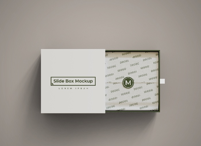 设计盒子样品psd素材