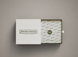 设计盒子样品psd素材