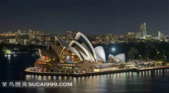 澳洲悉尼歌剧院夜色靓丽风景 澳洲悉尼歌剧院夜色靓丽风景