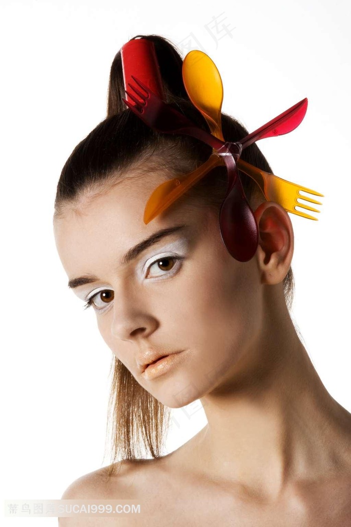 时尚另类美女广告素材