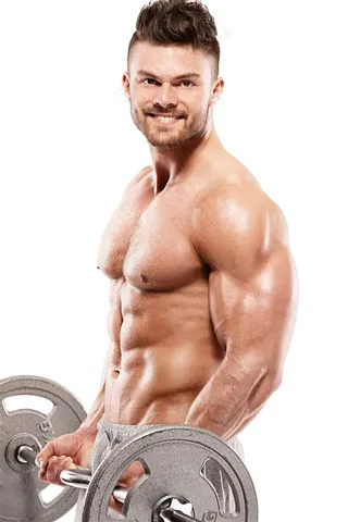 欧美强壮的肌肉男