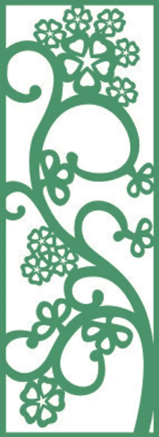 雕刻 田园 镂空 现代 边框
