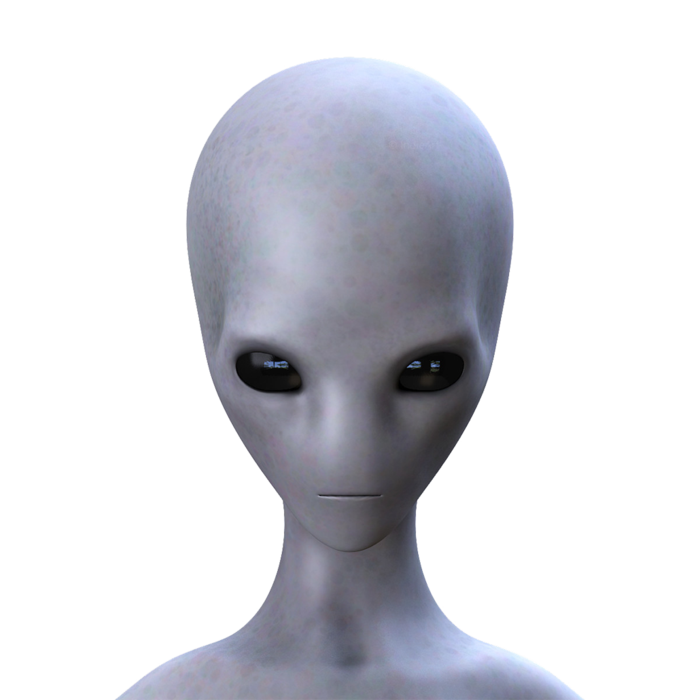 外星人立体头部形象
