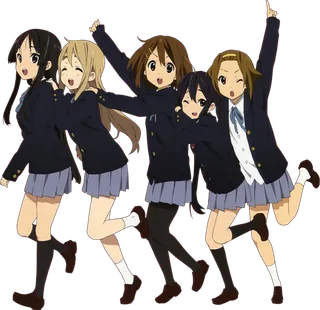 女孩人物卡通素材简笔