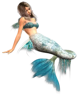 08 (10)免抠 设计 元素 二次元 3d 美人鱼