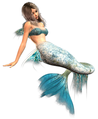 08 (10)免抠 设计 元素 二次元 3d 美人鱼