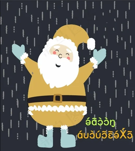 圣诞节素材ai矢量模版下载