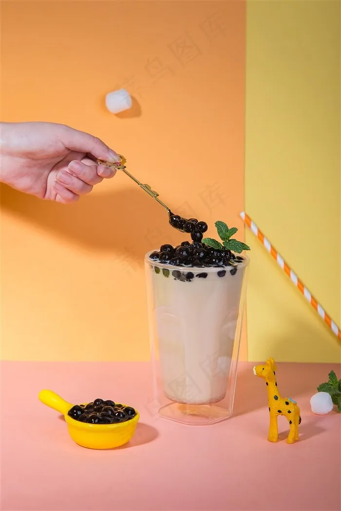 珍珠奶茶摄影图片饮料图片
