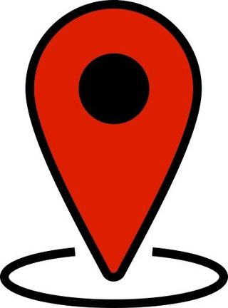 谷歌地图别针 PNG免抠