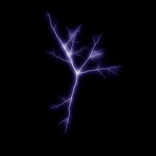 紫色闪电素材图片